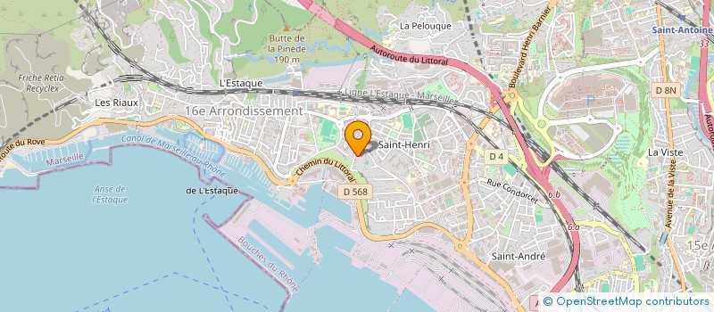 localisation de l'entreprise MONSIEUR REDOUANE SAAD à MARSEILLE 16EME