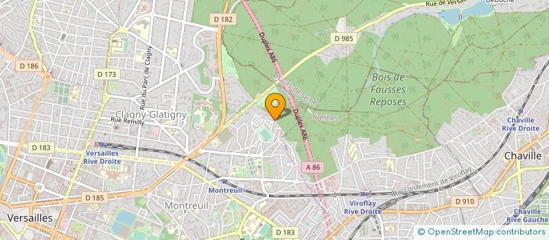 localisation de l'entreprise MONSIEUR REDOUANE SOUMMAR à VERSAILLES