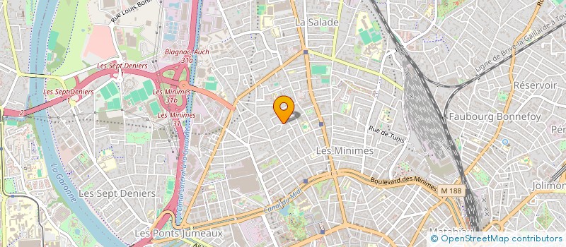 localisation de l'entreprise MONSIEUR REDOUANE TAHINE à TOULOUSE
