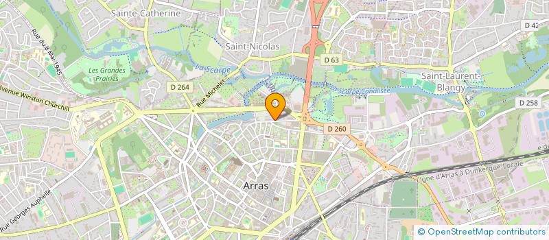 localisation de l'entreprise MONSIEUR REDOUANE ZAOUI à ARRAS