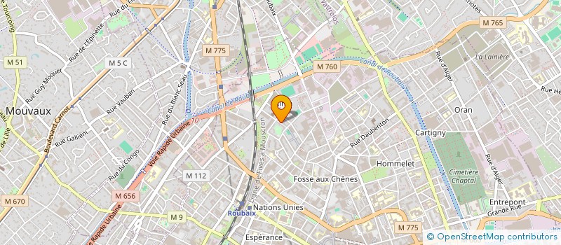 localisation de l'entreprise MONSIEUR REDWANE BESSADET  ROUBAIX