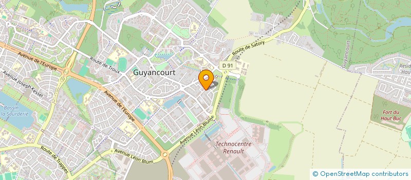 localisation de l'entreprise MONSIEUR REDWANE BOUHAFSI  GUYANCOURT