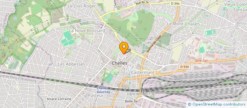 localisation de l'entreprise MONSIEUR REDWANE CHAOU  CHELLES