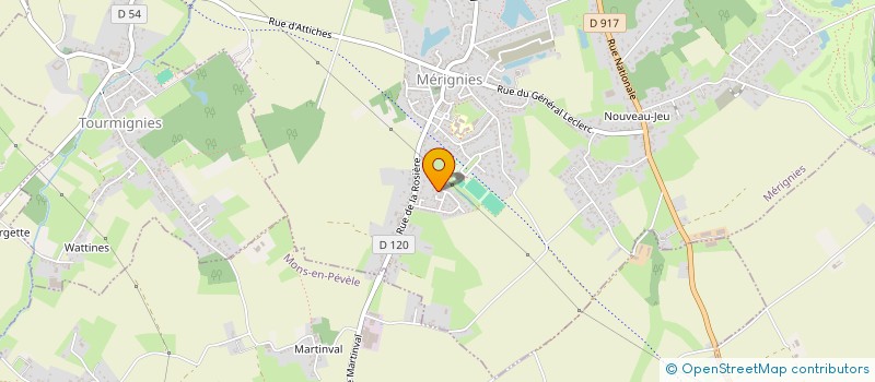 localisation de l'entreprise MONSIEUR REDWANE MERDJI  MERIGNIES