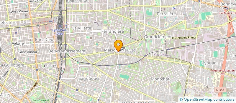 localisation de l'entreprise MONSIEUR REDWANE TABET  VILLEURBANNE