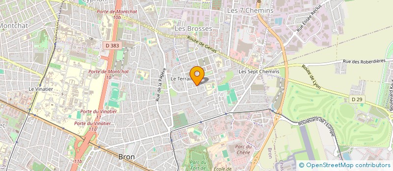 localisation de l'entreprise MONSIEUR REDZHEB RASIM à BRON