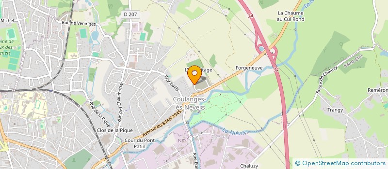 localisation de l'entreprise MONSIEUR REED MORGAN  COULANGES-LES-NEVERS