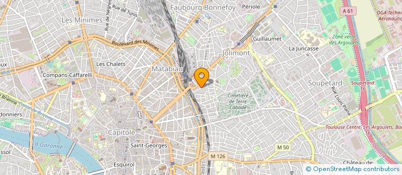 localisation de l'entreprise MONSIEUR REFAAT AMARA  TOULOUSE