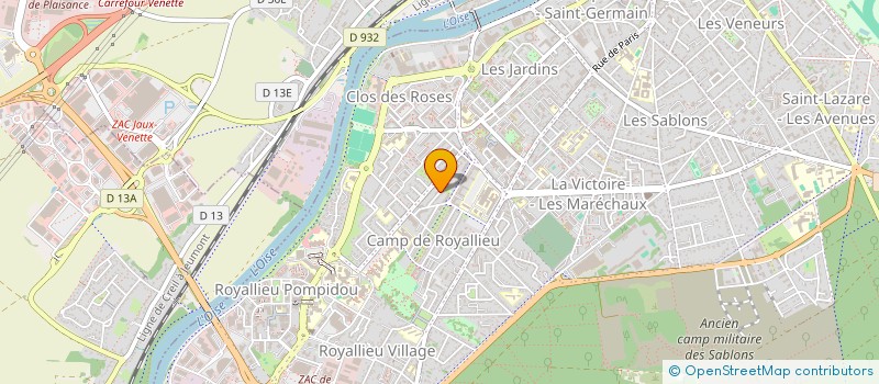 localisation de l'entreprise MONSIEUR REFAK MOHAMMAD  COMPIEGNE