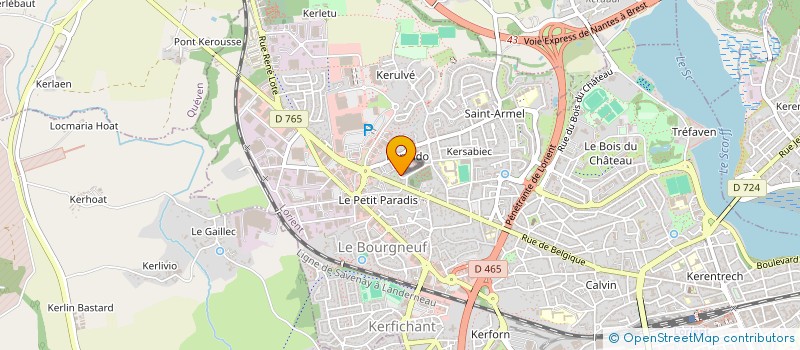 localisation de l'entreprise MONSIEUR REGAN MICHELET  LORIENT