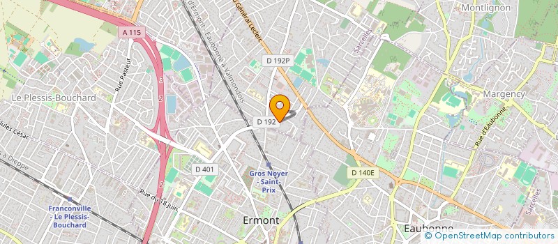 localisation de l'entreprise MONSIEUR REGINALD AHOUANSOU à SAINT-PRIX