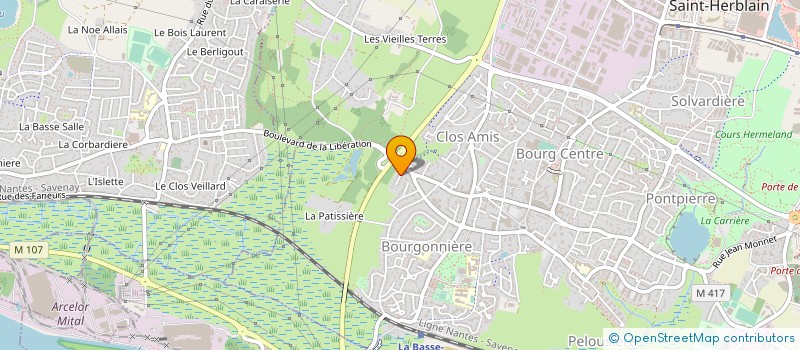 localisation de l'entreprise MONSIEUR REGINALD ESTEVENEL  SAINT-HERBLAIN