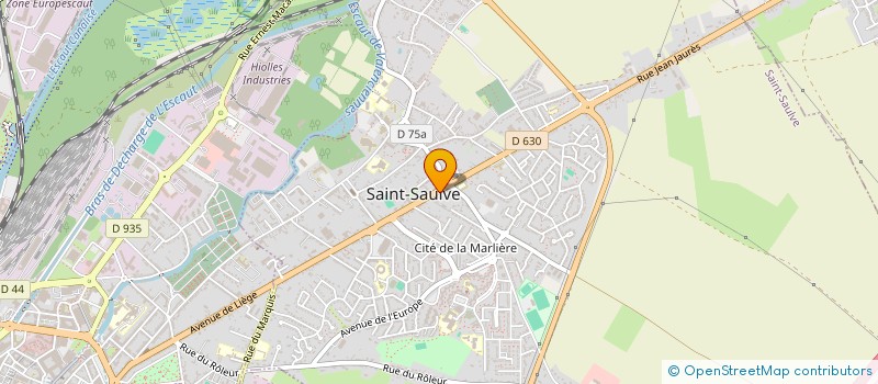 localisation de l'entreprise MONSIEUR REGINALD LENNE  SAINT-SAULVE