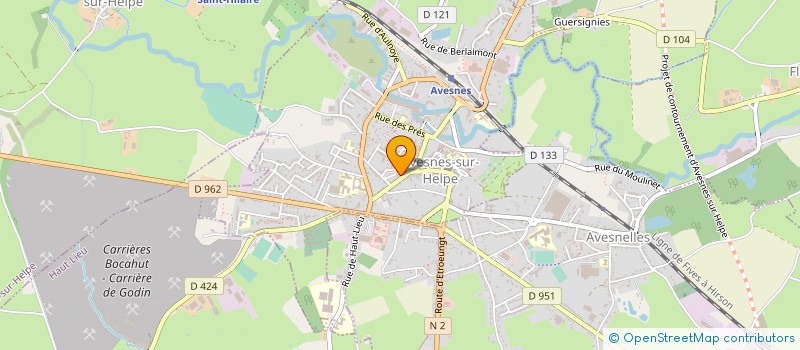 localisation de l'entreprise MONSIEUR REGINALD NININ à AVESNES-SUR-HELPE