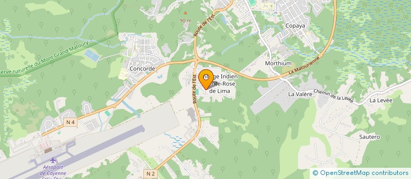 localisation de l'entreprise MONSIEUR REGINALD TOEMERE  MATOURY