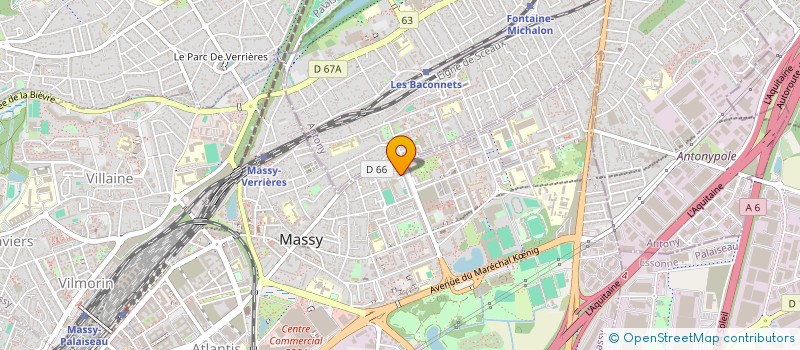 localisation de l'entreprise MONSIEUR REGINALDO DA SILVA à MASSY