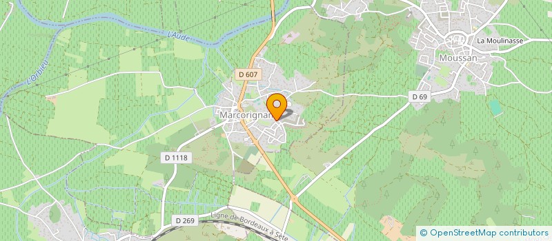 localisation de l'entreprise MONSIEUR REGINE ROY  MARCORIGNAN