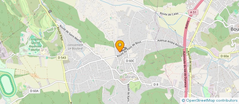 localisation de l'entreprise MONSIEUR REGIS ALLAROUSSE  CABRIES