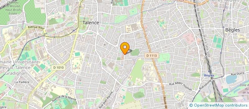 localisation de l'entreprise MONSIEUR REGIS ALLART  TALENCE