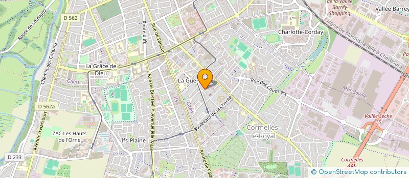localisation de l'entreprise MONSIEUR REGIS AMAURY à CAEN