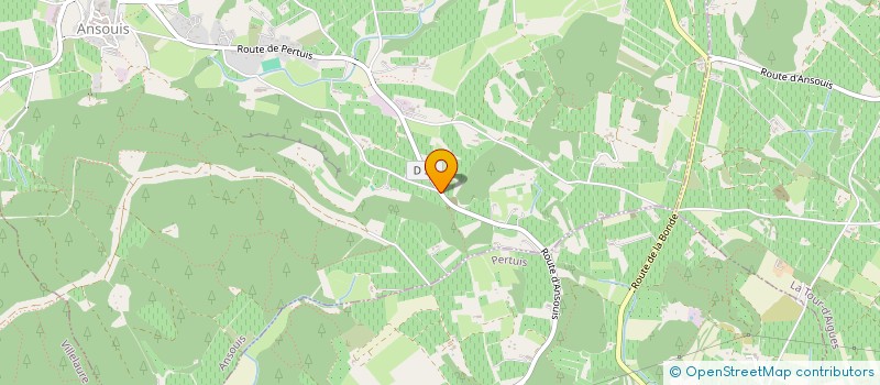 localisation de l'entreprise MONSIEUR REGIS AMOURDEDIEU  ANSOUIS