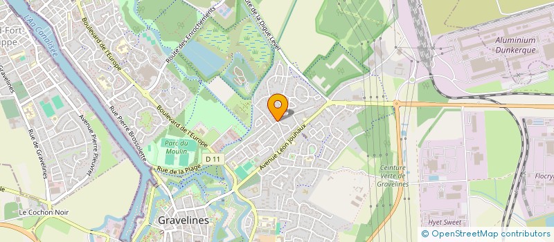 localisation de l'entreprise MONSIEUR REGIS ANQUEZ à GRAVELINES