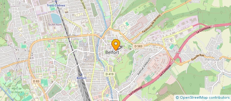 localisation de l'entreprise MONSIEUR REGIS ANTOINE à BELFORT