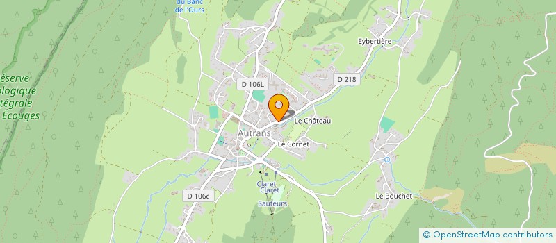 localisation de l'entreprise MONSIEUR REGIS ARIBERT à AUTRANS-MEAUDRE EN VERCORS