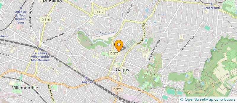 localisation de l'entreprise MONSIEUR REGIS AUBERT  GAGNY