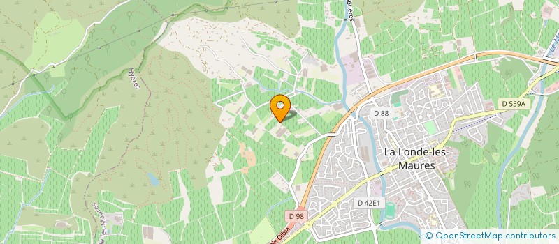 localisation de l'entreprise MONSIEUR REGIS AUBRY  LA LONDE-LES-MAURES