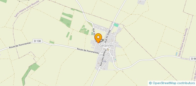 localisation de l'entreprise MONSIEUR REGIS AUDRAIN  GELANNES