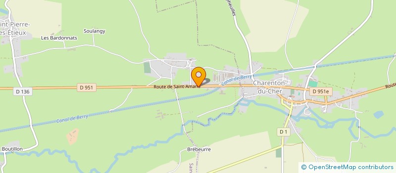 localisation de l'entreprise MONSIEUR REGIS AUGUIN  SAINT-PIERRE-LES-ETIEUX