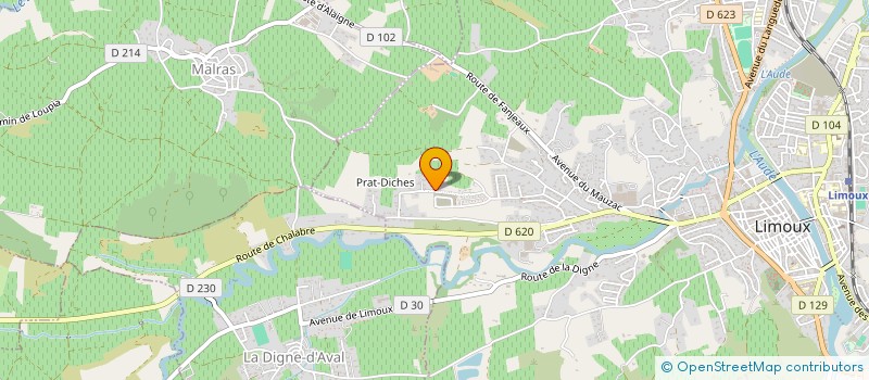 localisation de l'entreprise MONSIEUR REGIS AUTHIER à LIMOUX