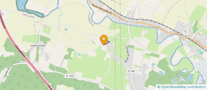 localisation de l'entreprise MONSIEUR REGIS BAILLET  LA CALOTTERIE