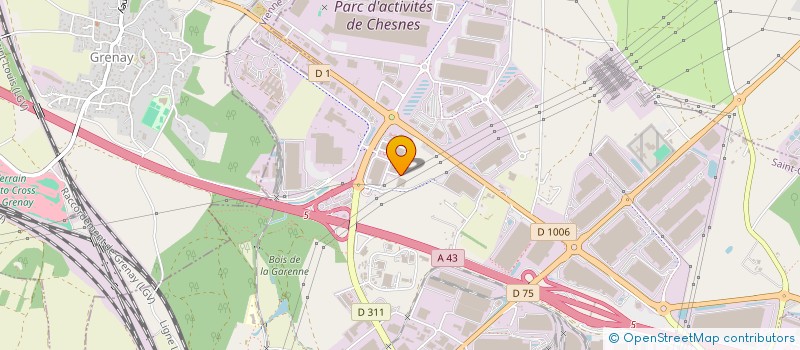 localisation de l'entreprise MONSIEUR REGIS BALDIT  LA VERPILLIERE