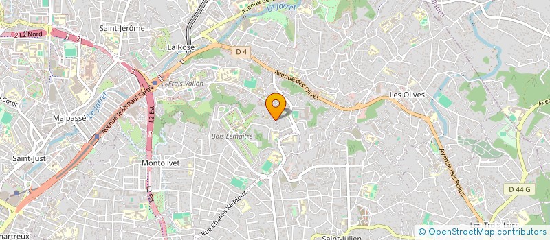 localisation de l'entreprise MONSIEUR REGIS BALDIZZONE à MARSEILLE