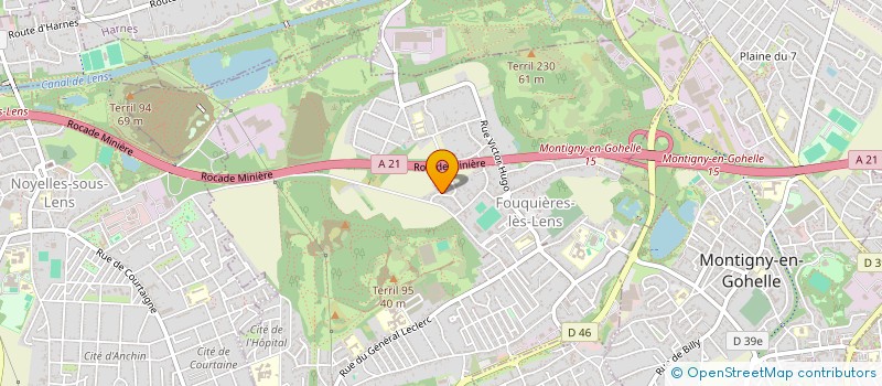 localisation de l'entreprise MONSIEUR REGIS BALEUX  FOUQUIERES-LES-LENS