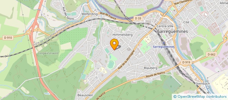 localisation de l'entreprise MONSIEUR REGIS BAMBERGER  SARREGUEMINES