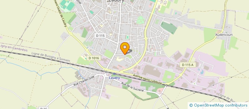 localisation de l'entreprise MONSIEUR REGIS BARALLE  CAUDRY