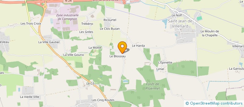 localisation de l'entreprise MONSIEUR REGIS BARBE  PLOERMEL