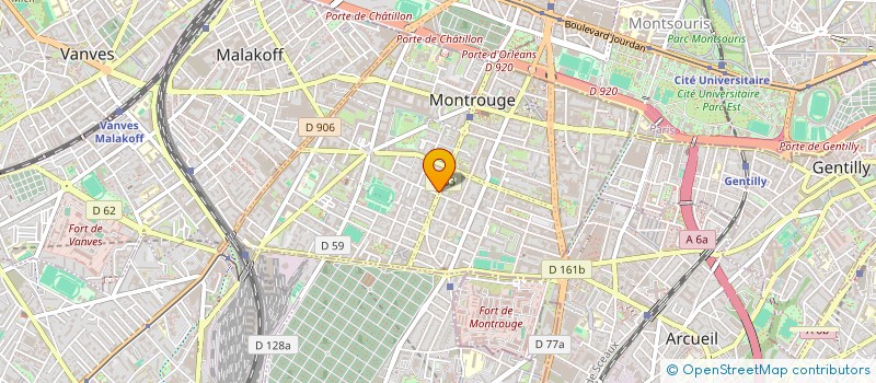 localisation de l'entreprise MONSIEUR REGIS BARRE  MONTROUGE