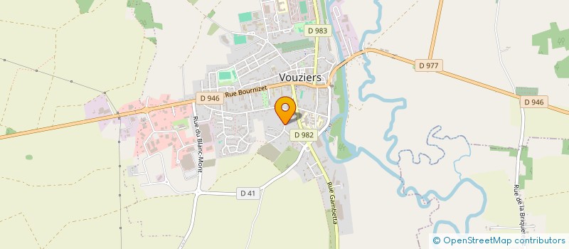 localisation de l'entreprise MONSIEUR REGIS BARRE  VOUZIERS