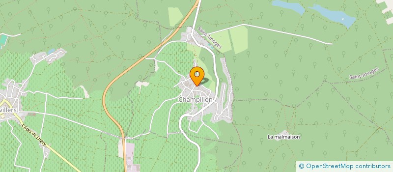 localisation de l'entreprise MONSIEUR REGIS BARTHELEMY  CHAMPILLON