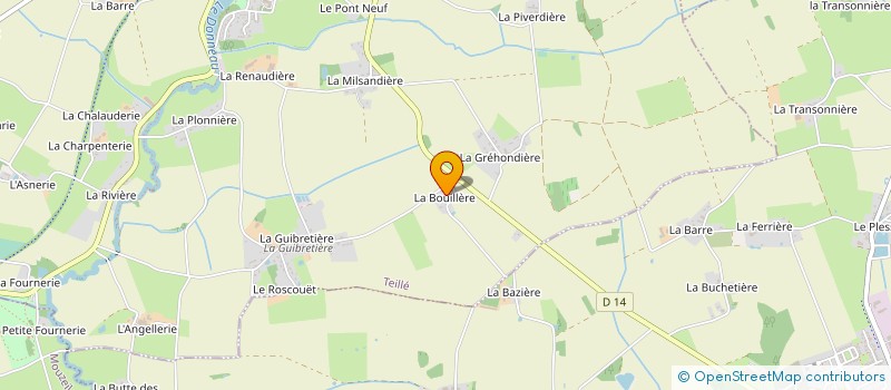 localisation de l'entreprise MONSIEUR REGIS BARTHELEMY à TEILLE