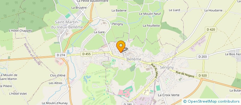 localisation de l'entreprise MONSIEUR REGIS BASTIDE à BELLEME