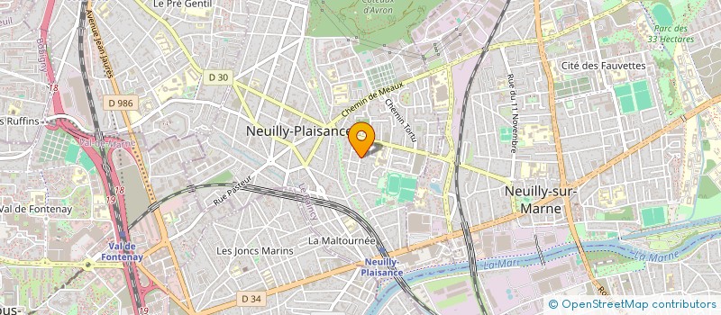 localisation de l'entreprise MONSIEUR REGIS BAUDOIN à NEUILLY-PLAISANCE