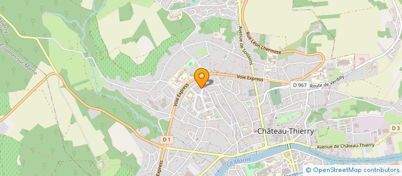 localisation de l'entreprise MONSIEUR REGIS BELANNE à CHATEAU-THIERRY
