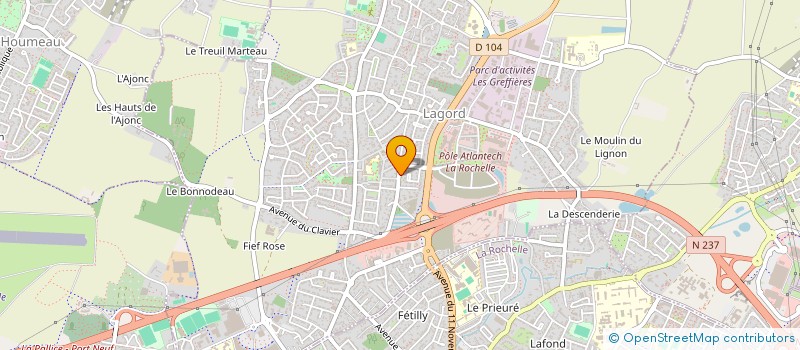 localisation de l'entreprise MONSIEUR REGIS BELTRAN  LAGORD