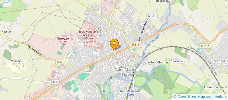 localisation de l'entreprise MONSIEUR REGIS BERLAND  SAINT-MARTIN-DE-SAINT-MAIXENT