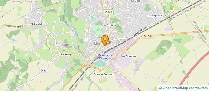 localisation de l'entreprise MONSIEUR REGIS BERTHET à MEXIMIEUX